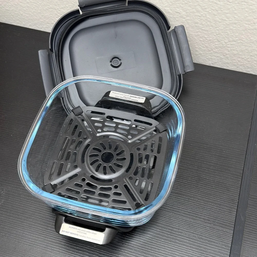Ninja CRISPi 6 Cup 1.4L Glass Container Lid Crisper Plate Air fryer Replacement